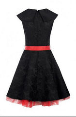 Voodoo Vixen - Black dress Red