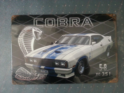 Tin Sign - Ford Cobra