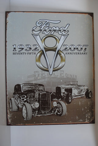 Tin Sign - Ford Deuce 75th Aniversary