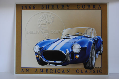 Tin Sign - Shelby Cobra