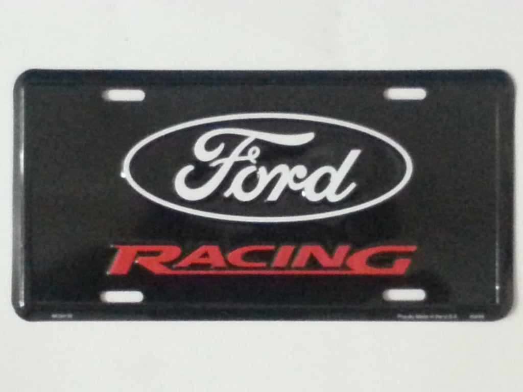 Tin Sign - FORD Racing Licence Plate