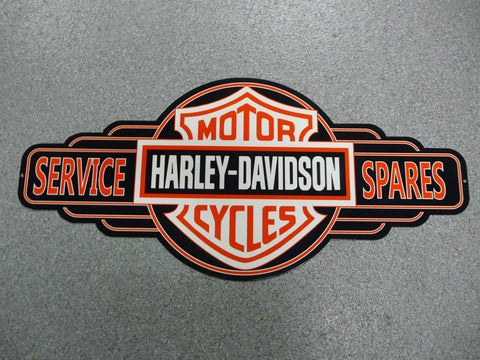 Tin Sign - Harley Davidson Service Spares Metal sign