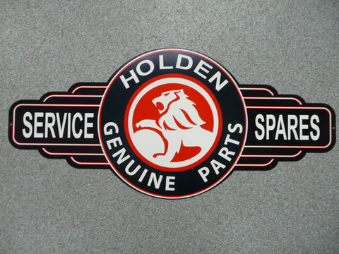 Tin Sign - Holden Service Spares metal Sign