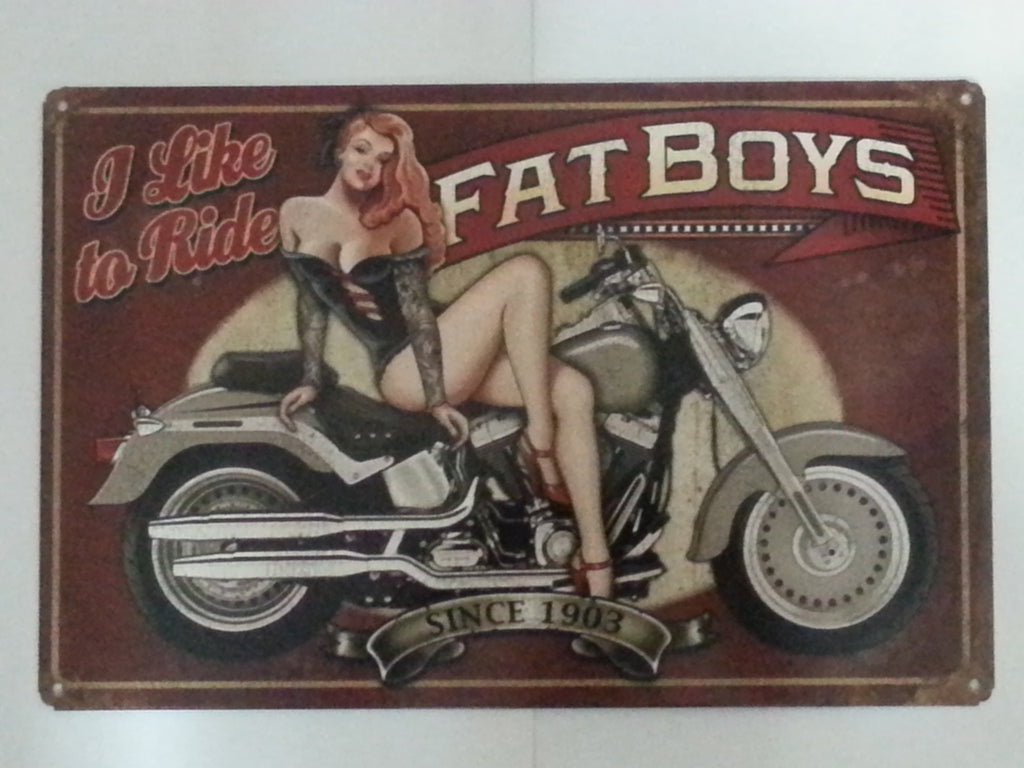 Tin Sign - Fat Boy Since 1903