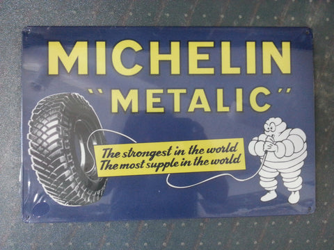 Tin Sign - Michelin Man
