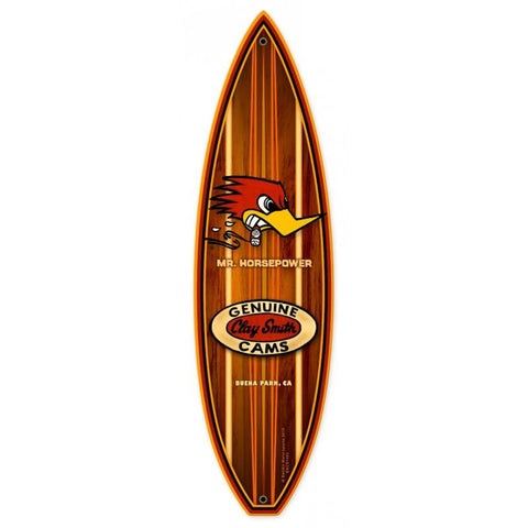 Tin Sign - Mr Horsepower Clay Smith Surf Board