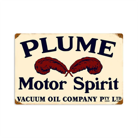 Tin Sign - Plume Motor Spirit