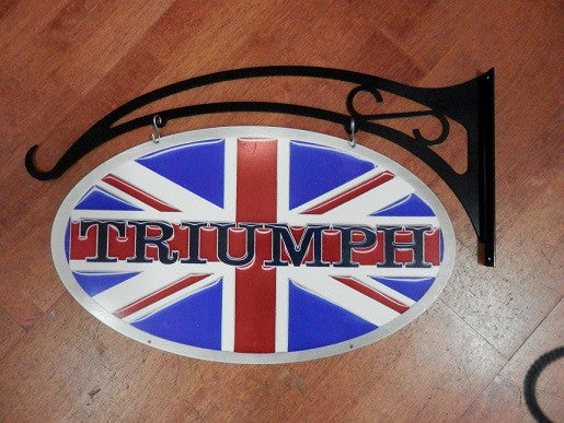 Tin-sign Double Sided handing Sign Triumph