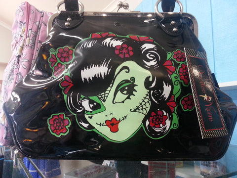 Voodoo Vixen Day of the Dead girl Handbag