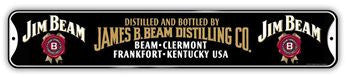 Tin Sign - Jim Beam Street Sign