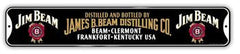 Tin Sign - Jim Beam Street Sign