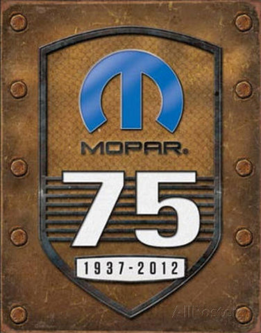 Tin Sign - Mopar 75th